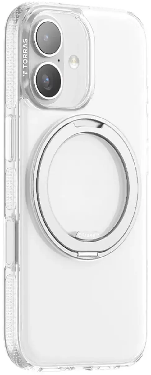 Torras Ostand R Fitness Back Cover iPhone 17 - Transparant