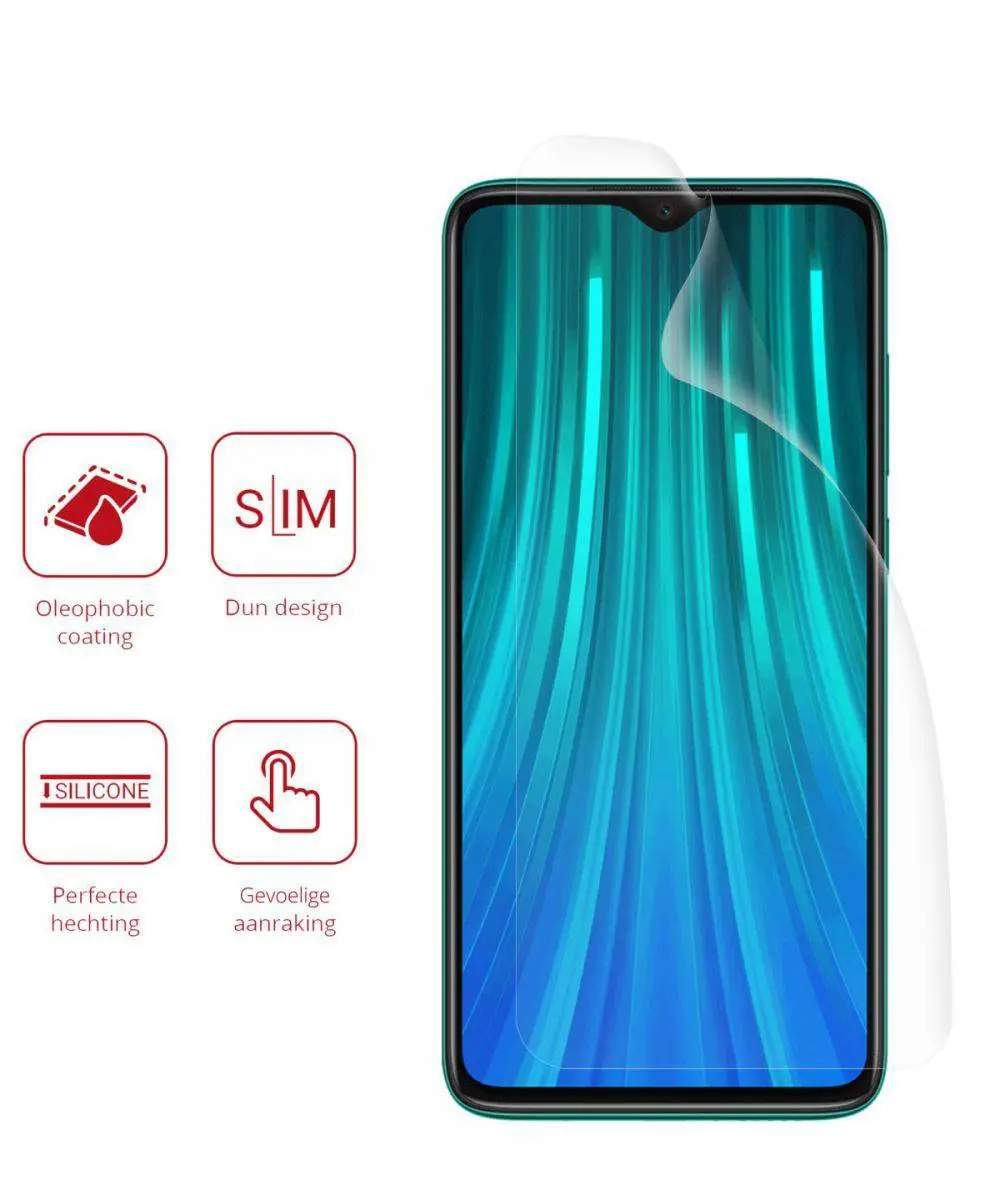 Rosso Screen Protector Ultra Clear 2 Stuks - Xiaomi Redmi Note 8 Pro