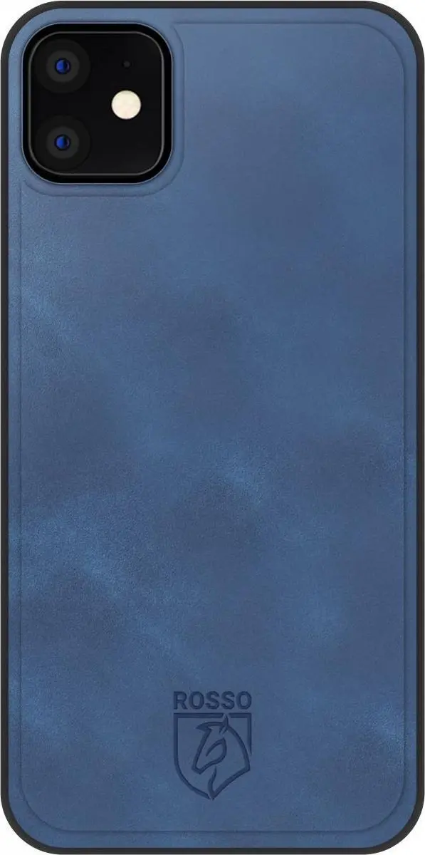 Rosso Element 2-in-1 Hoes iPhone 12/12 Pro Blauw - 3 Stuks