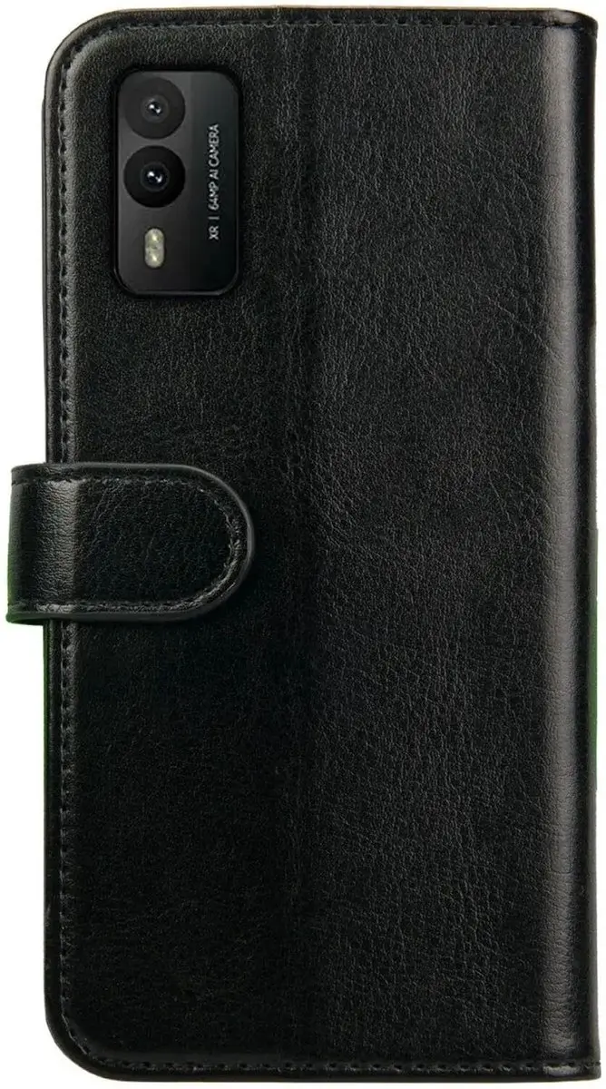 Rosso Element Book Case Wallet Nokia XR21 - 3 Pasjes - Zwart