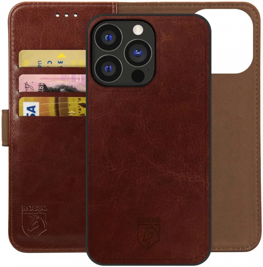 Rosso Element Uitneembaar 2-in-1 Hoesje Geschikt voor Apple iPhone 13 Pro