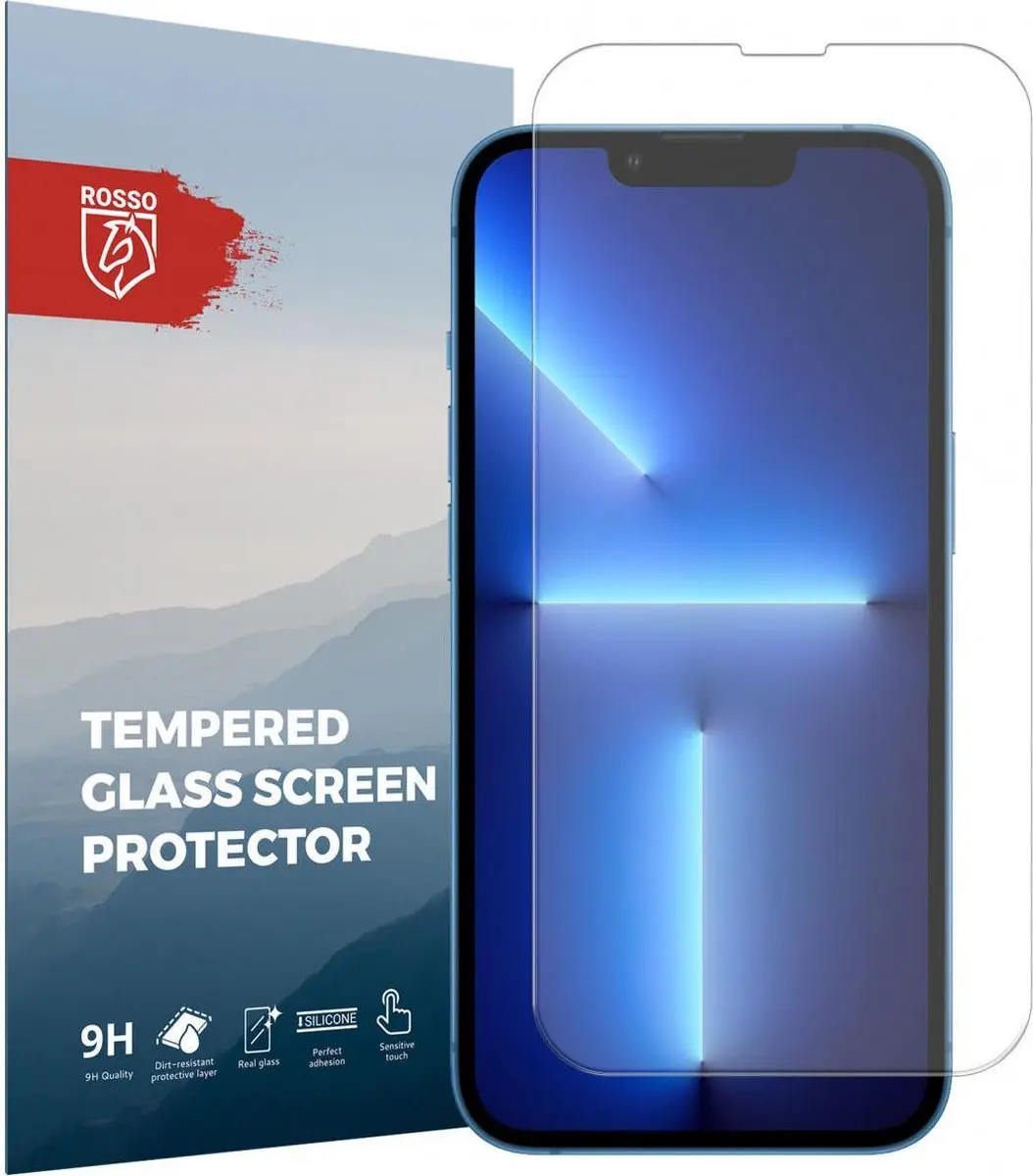 Rosso 9H Tempered Glass Screen Protector Geschikt voor Apple iPhone 13 Pro Max