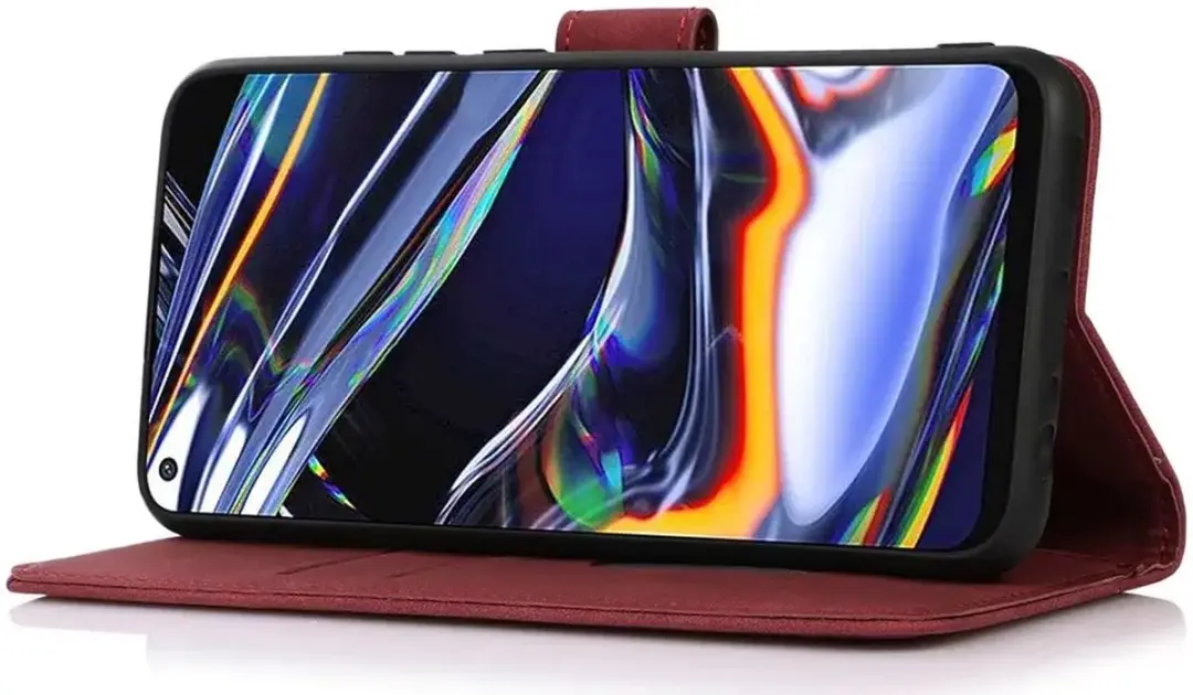 Khazneh Oppo Reno 10/10 Pro Wallet Hoesje - Rood