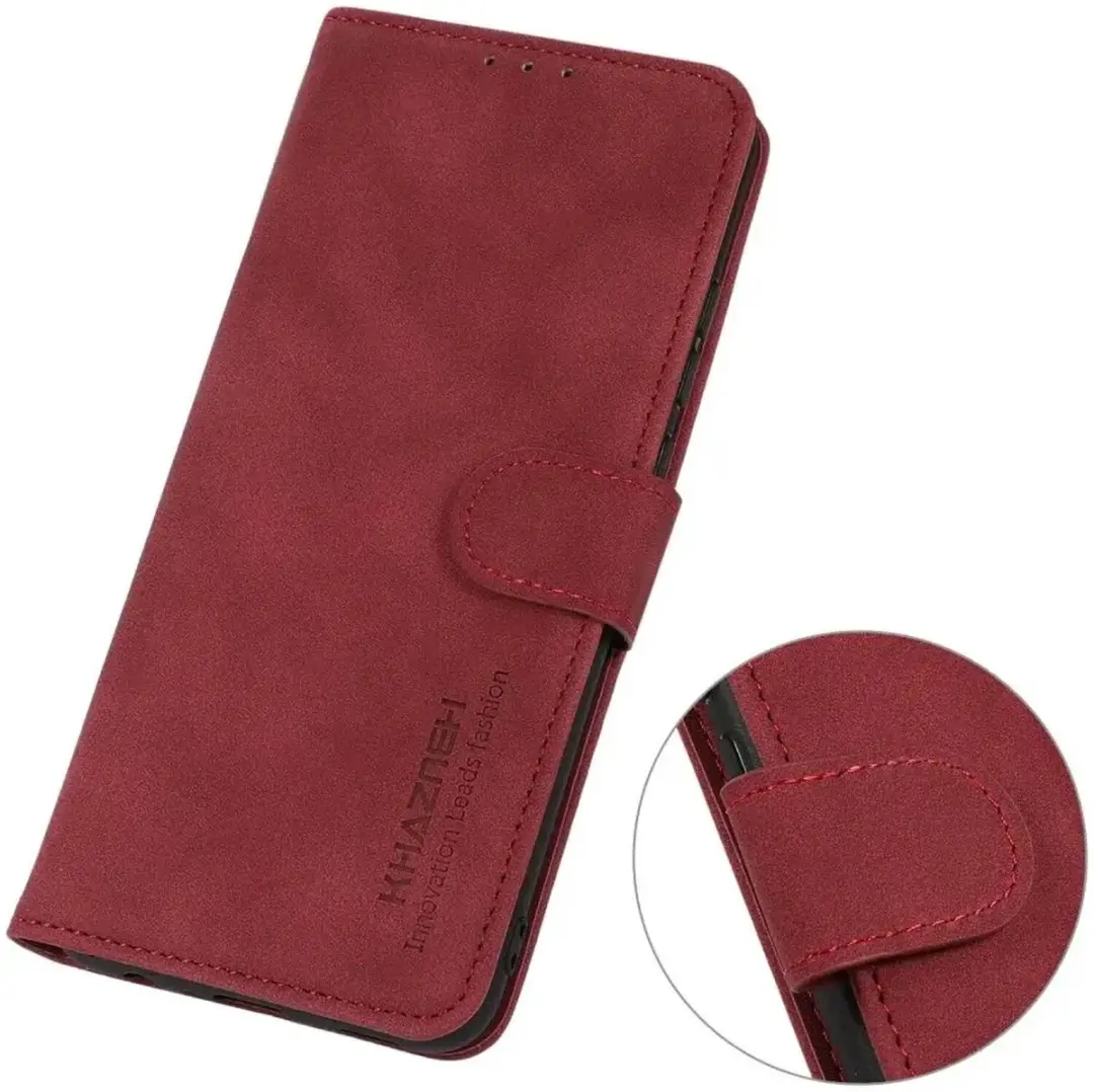 Khazneh Oppo Reno 10/10 Pro Wallet Hoesje - Rood