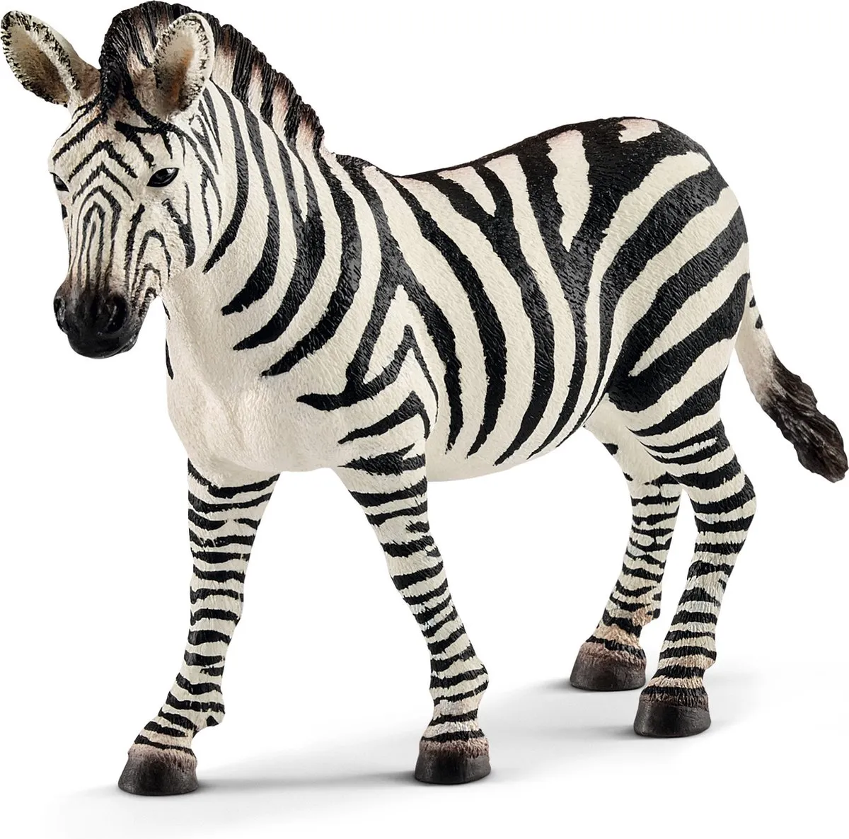 Schleich Zebra Merrie Speelfiguur 14810 - Wit/Zwart
