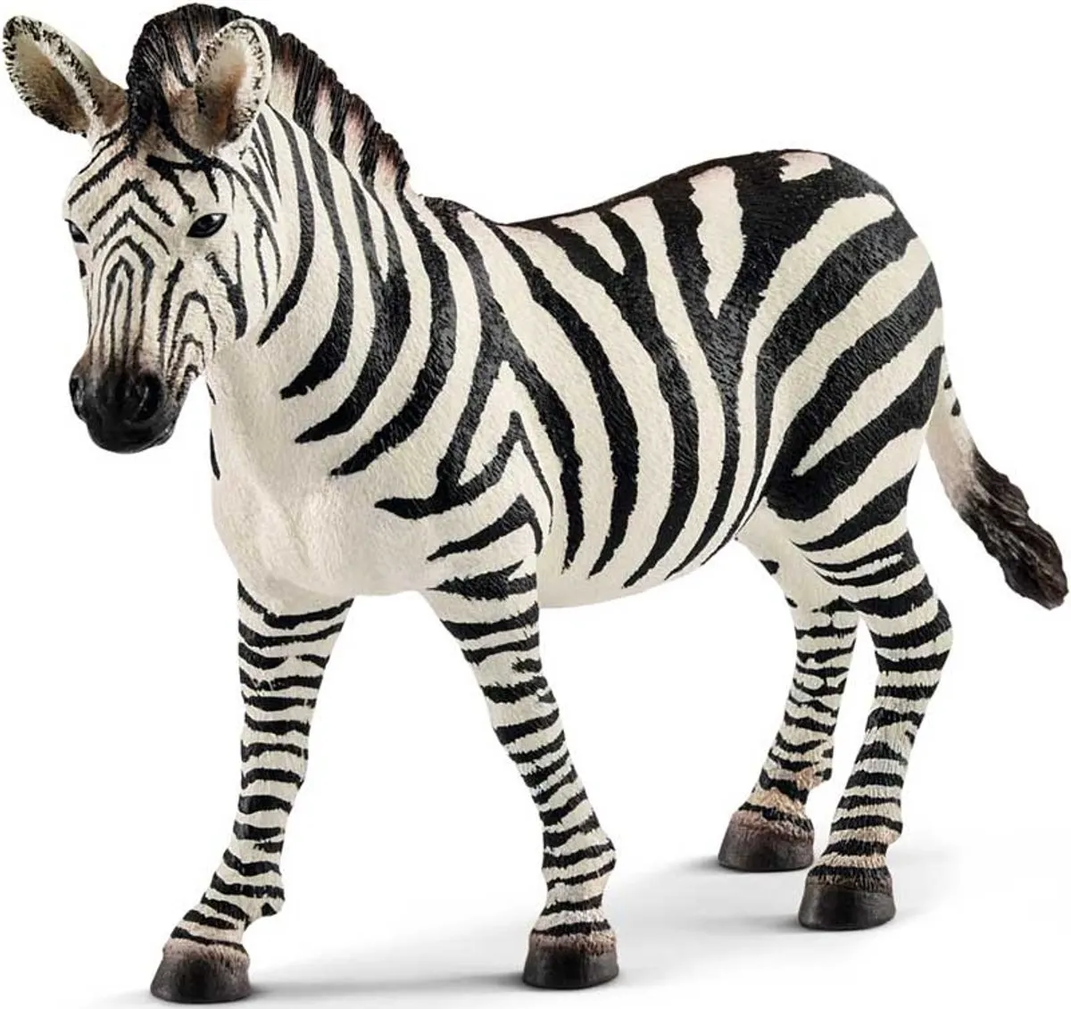 Schleich Zebra Merrie Speelfiguur 14810 - Wit/Zwart