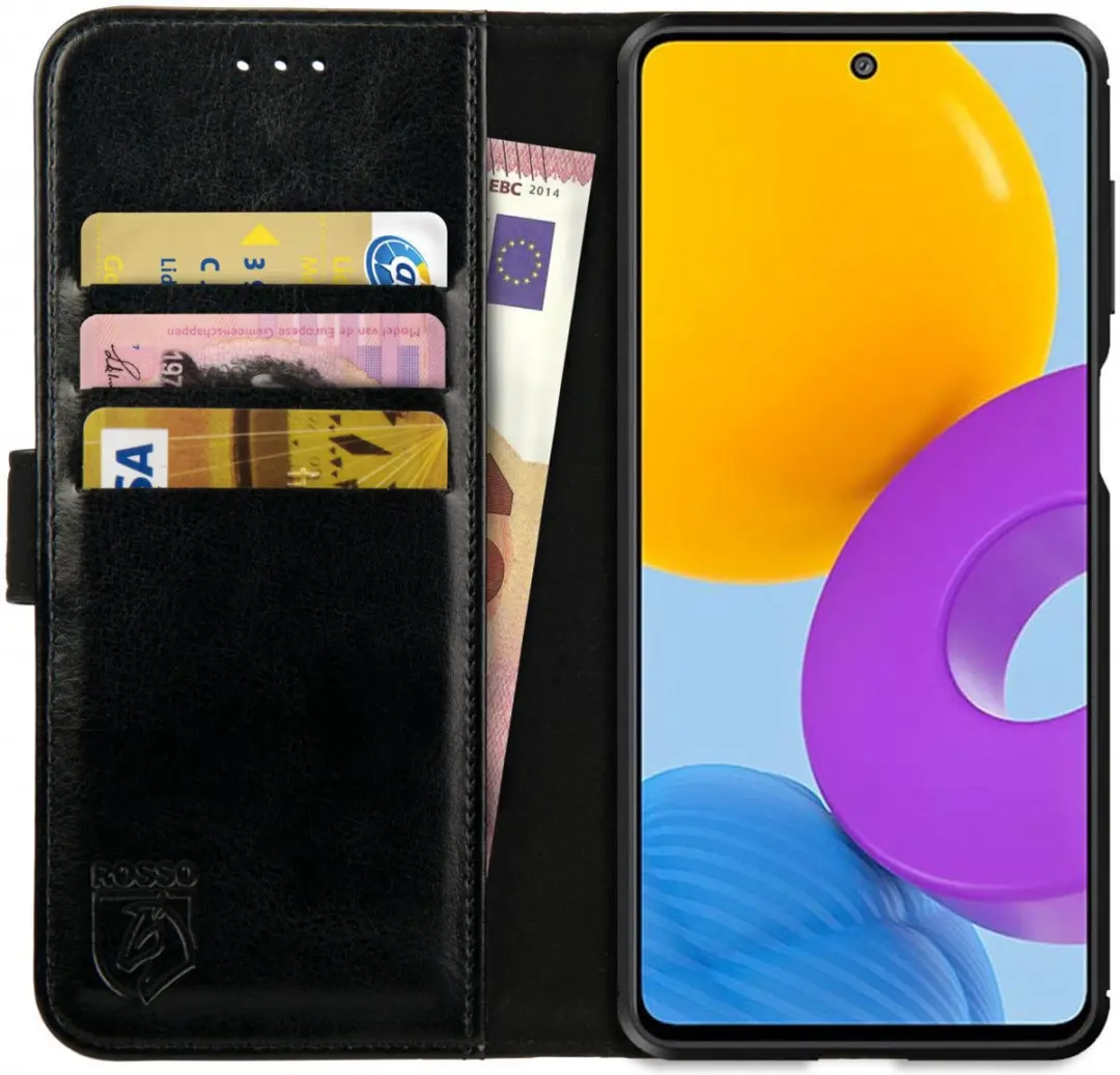 Rosso Element Book Case Wallet Hoesje Geschikt voor Samsung Galaxy M52