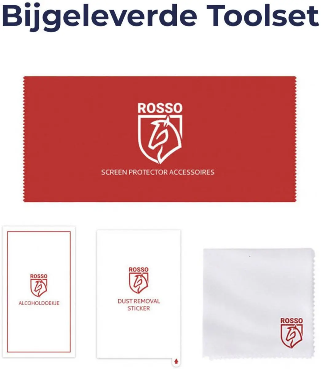 Rosso Oppo A54S 9H Tempered Glass Schermbeschermer