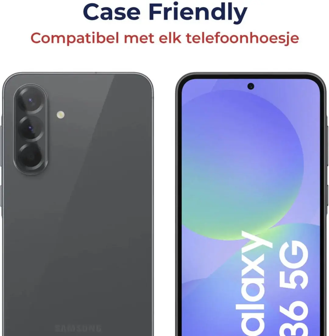 Rosso Camera Protector Samsung Galaxy A36 - Ultra Dun Glas - Transparant