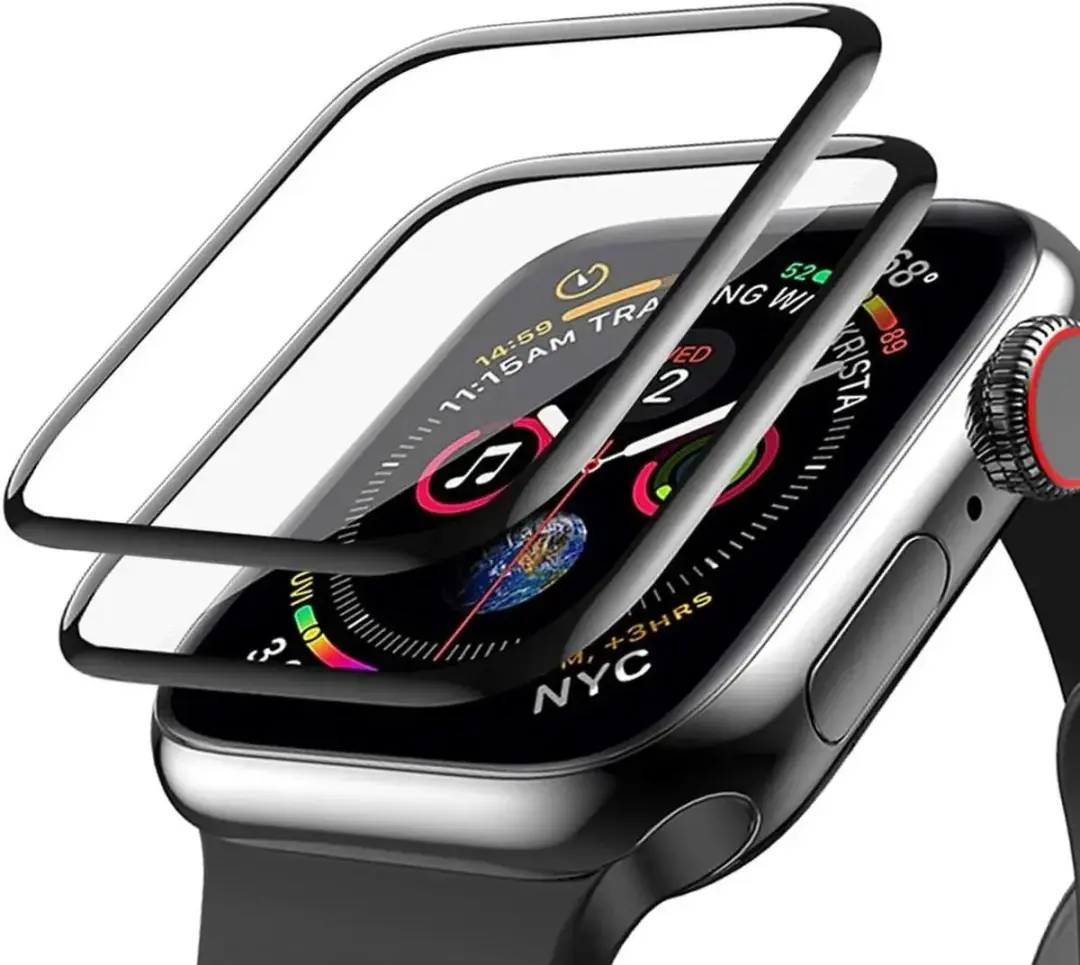 Rosso Hybrid Glass Apple Watch 42mm Screen Protector - 3 Stuks