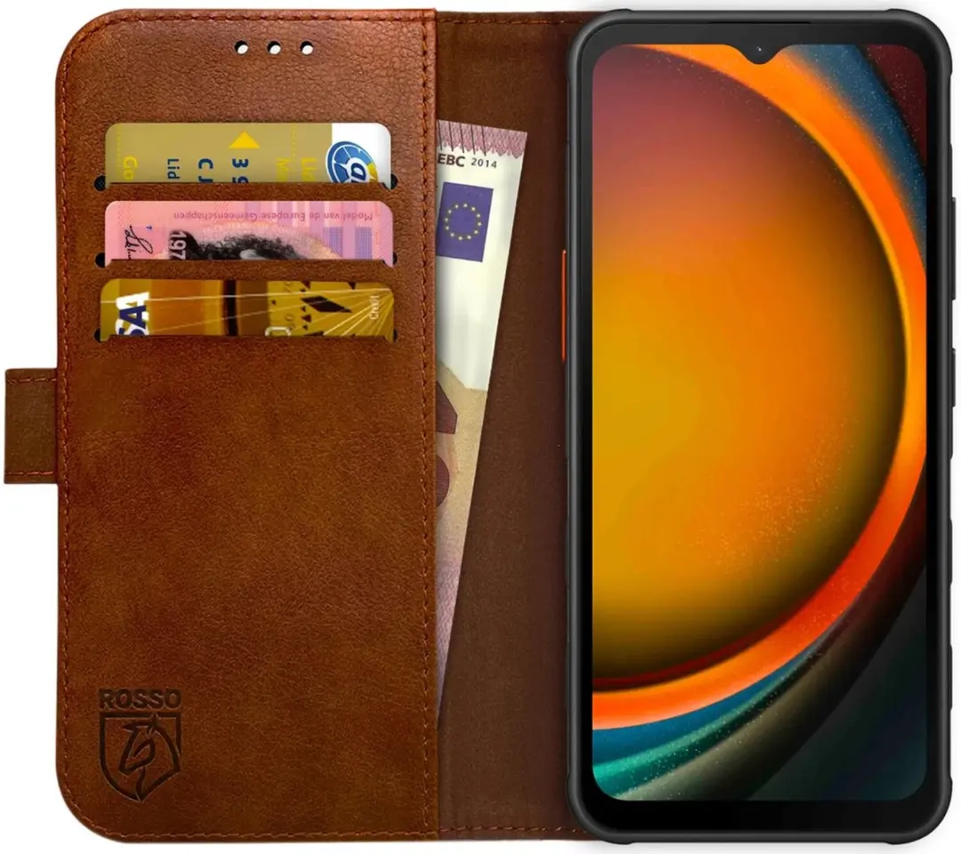 Rosso Element Book Case Wallet Hoesje Geschikt voor Samsung Galaxy Xcover 7