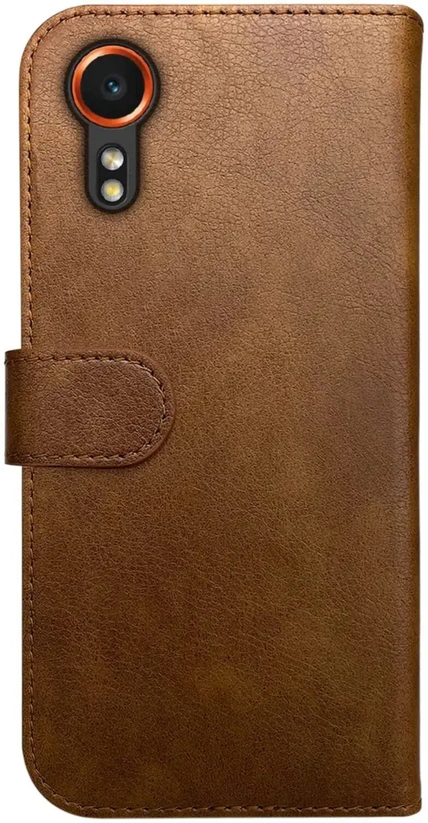 Rosso Element Book Case Wallet Samsung Galaxy Xcover 7 - 3 Pasjes - Bruin