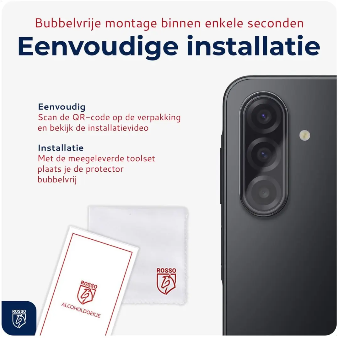 Rosso Camera Protector Samsung Galaxy A17 - Ultra Dun Glas - Transparant