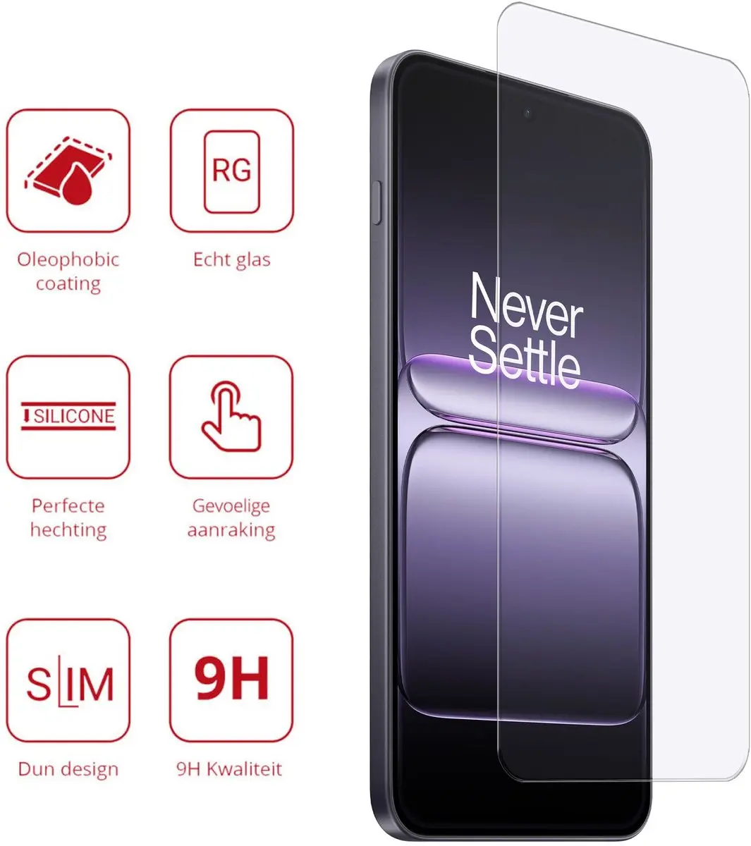 Rosso Screen Protector OnePlus Nord CE5 9H - 1 Stuk