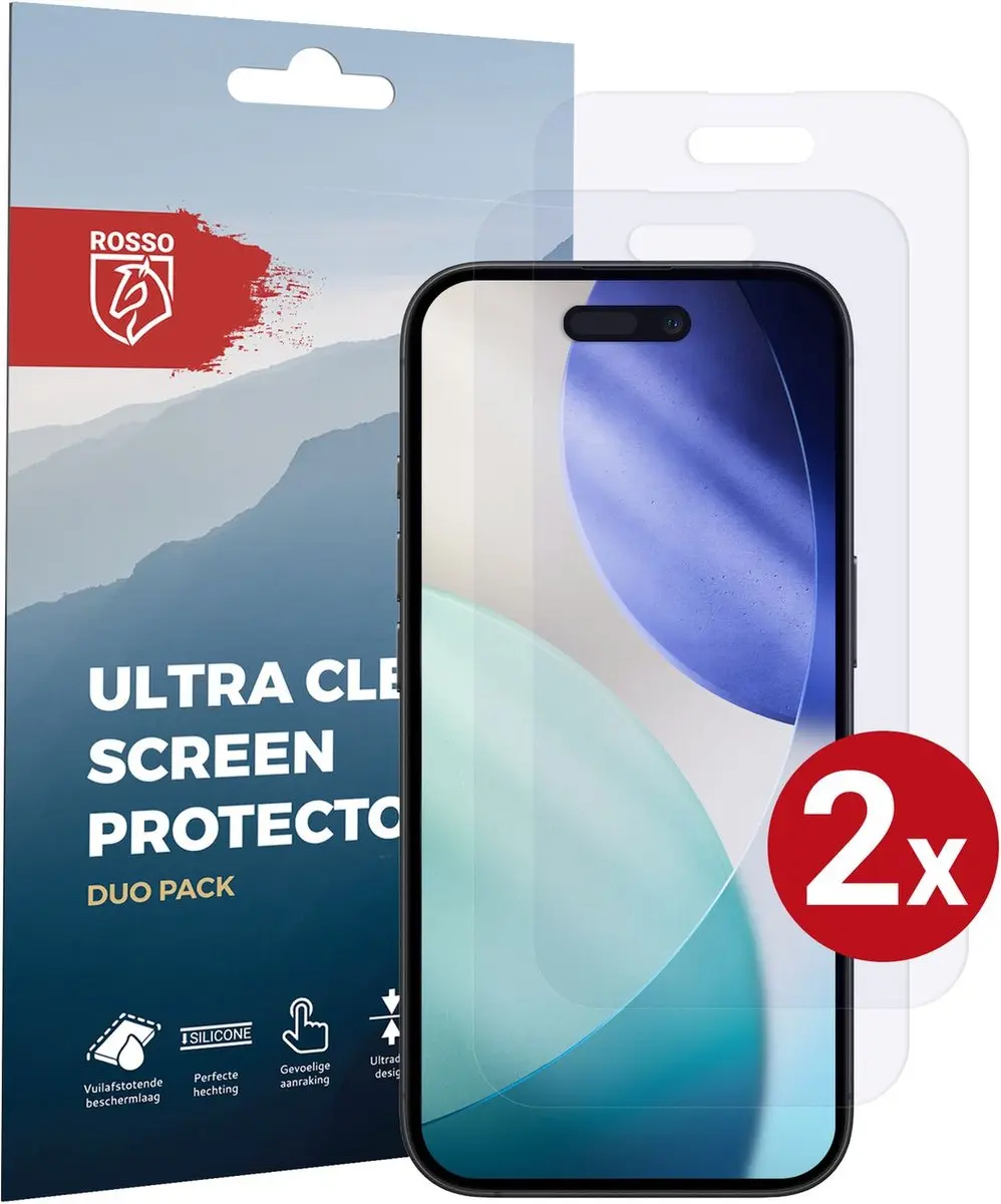 Rosso Screen Protector Geschikt voor Apple iPhone 17 / 17 Pro