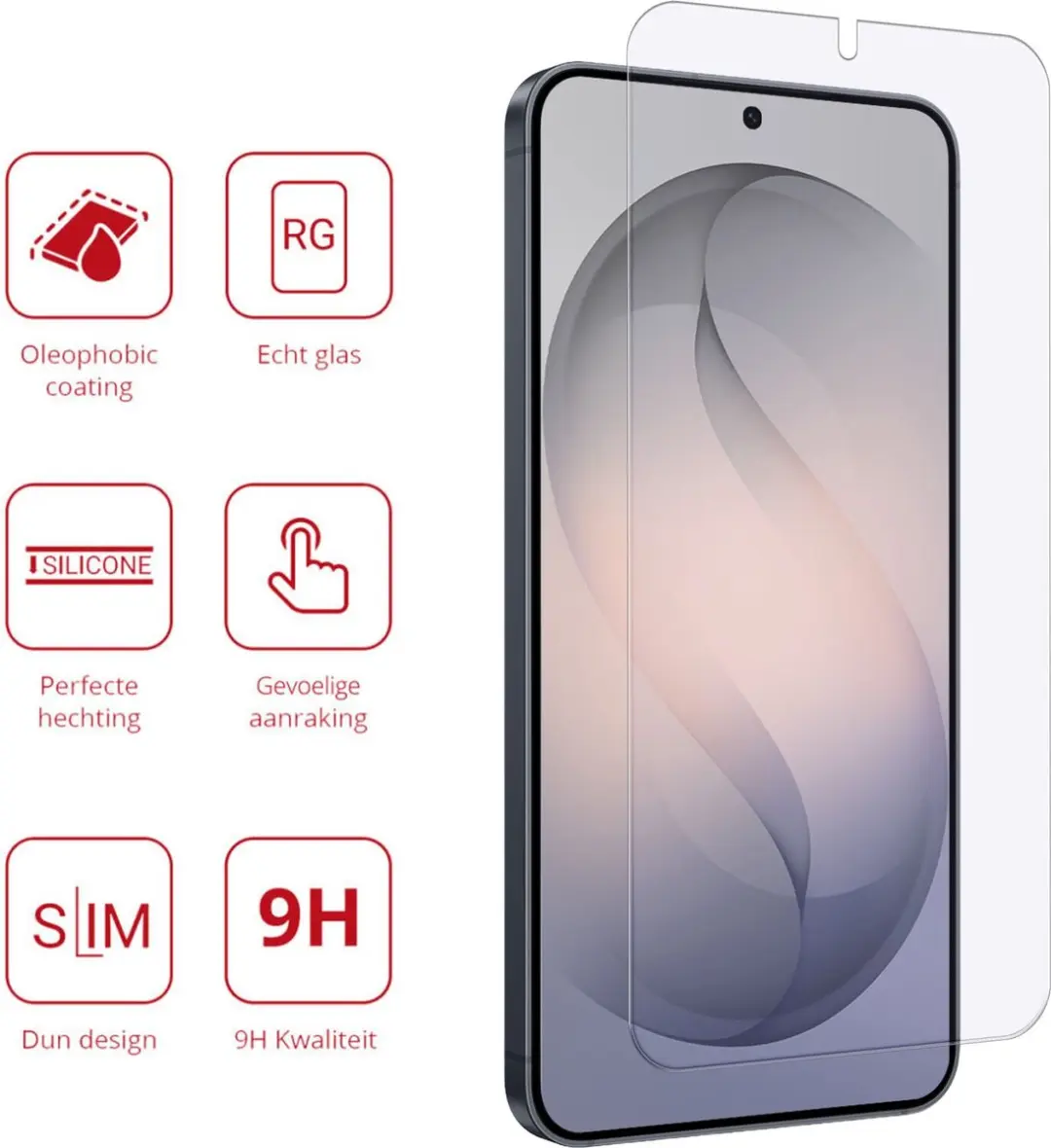 Rosso Screen Protector Samsung Galaxy S26 - 9H Tempered Glass