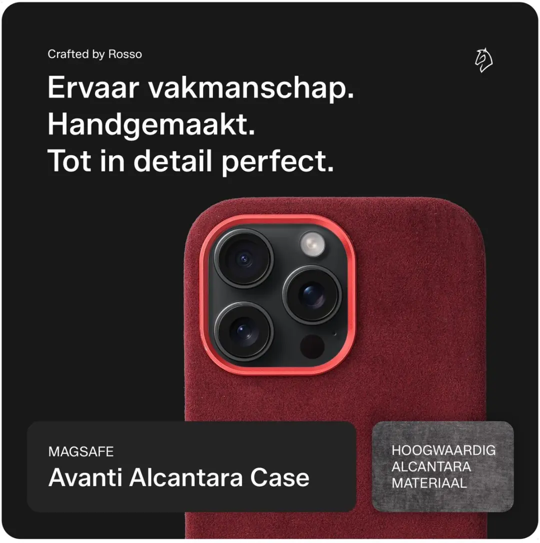 Rosso Avanti Hoesje iPhone 15 Pro Max - MagSafe - 246603 - Burgundy