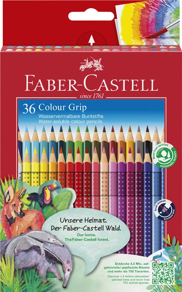 Faber-Castell Colour Grip FC-112424 Kleurpotloden - 24 Stuks
