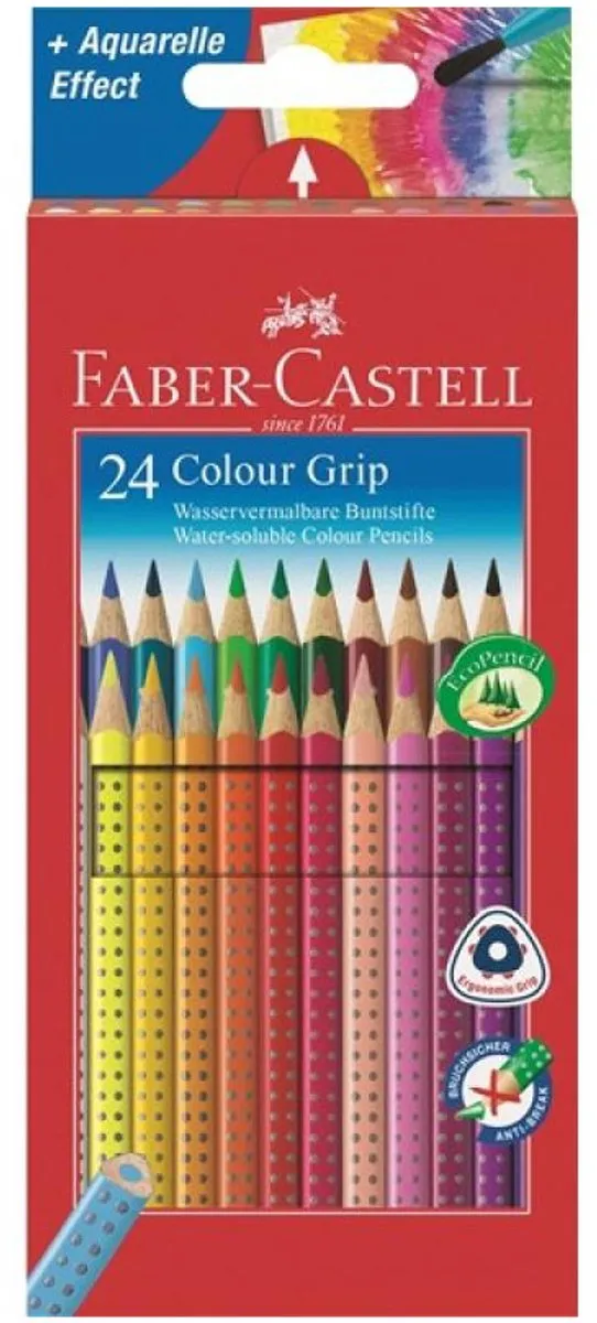 Faber-Castell Colour Grip FC-112424 Kleurpotloden - 24 Stuks