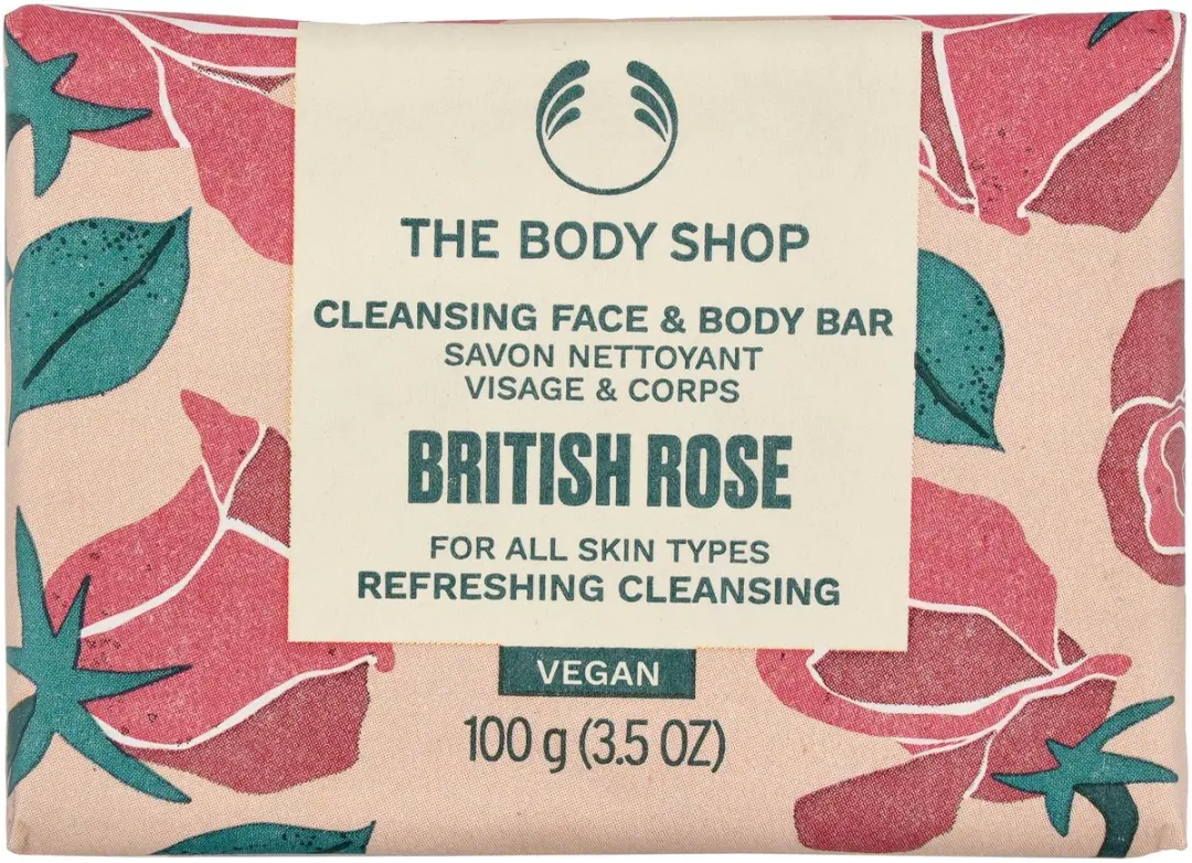 The Body Shop British Rose Reinigingszeep 100g