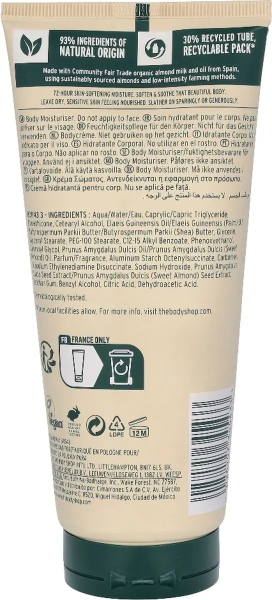 The Body Shop Almond Milk Bodylotion 200ml