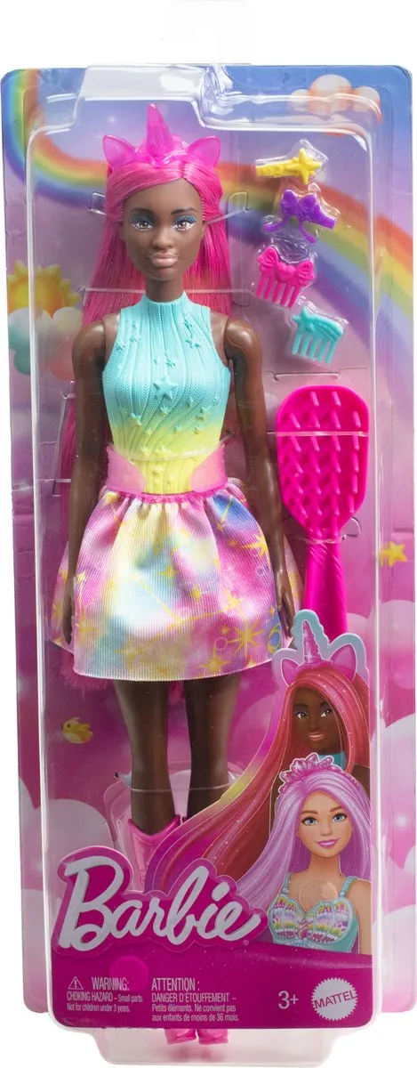 Barbie A Touch of Magic Eenhoornpop HRR01 - Eenhoorn