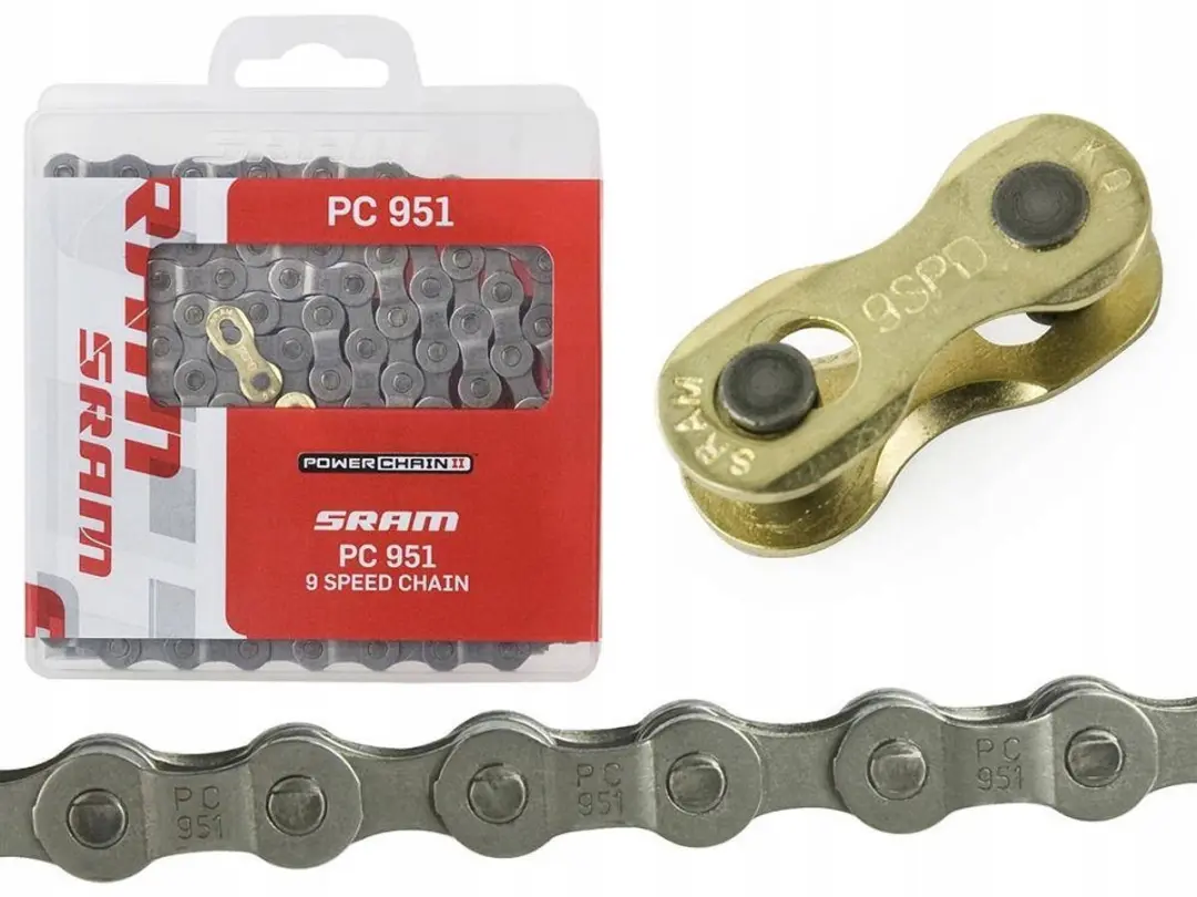 SRAM PC-951 Fietsketting 9-speed 114 Schakels