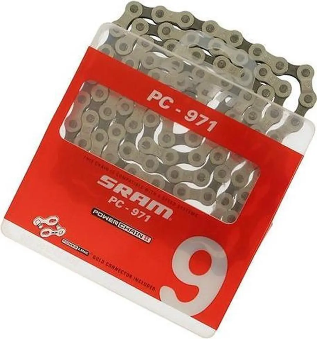 SRAM Power Chain II PC 971 9-speed - 114 Schakels - Zilver - afbeelding 6 van 6