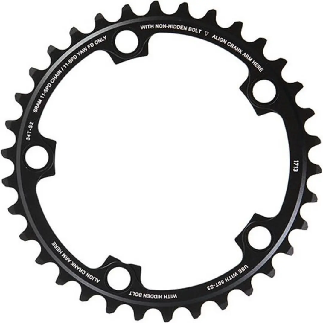 SRAM X-Glide Yaw 36T Kettingblad - Zwart - 110mm
