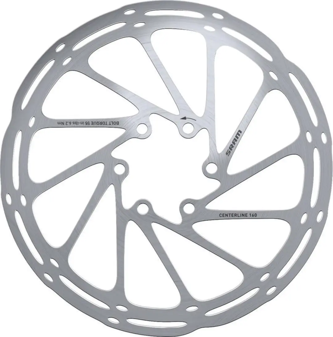 SRAM Rotor Centerline Remschijf 203mm - Zilver