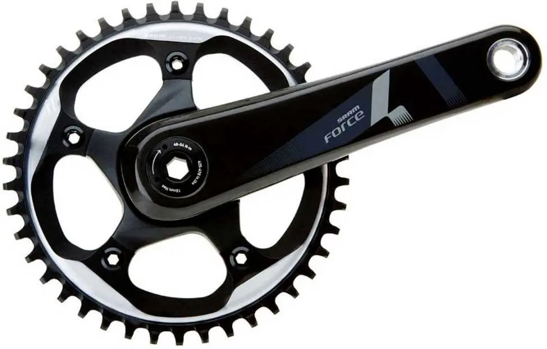 SRAM Force 1 BB30 Crankstel 175mm/52t - Zwart