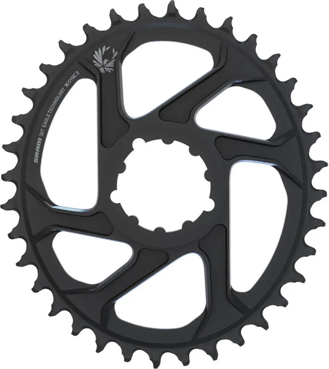 SRAM X-Sync Eagle Oval Chainring - Zwart
