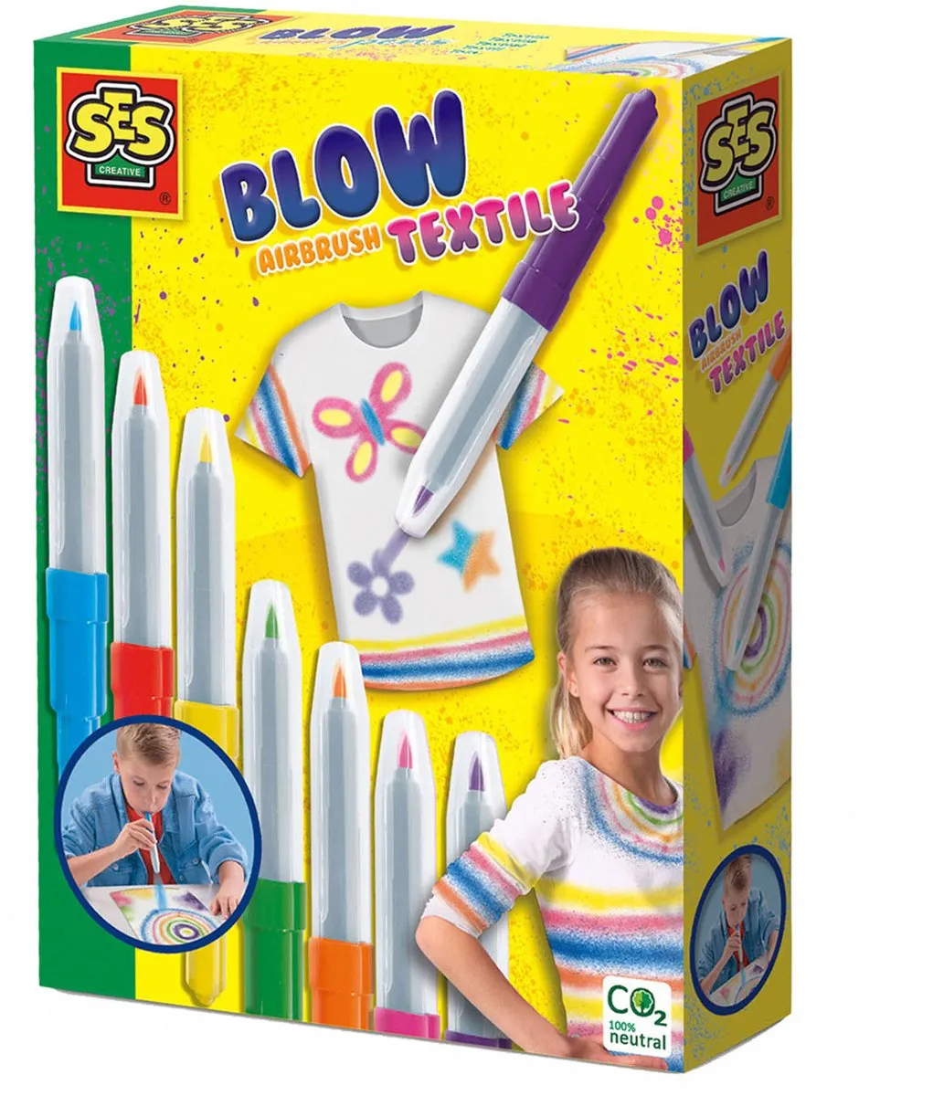 SES Creative Blow Airbrush Pens Textiel
