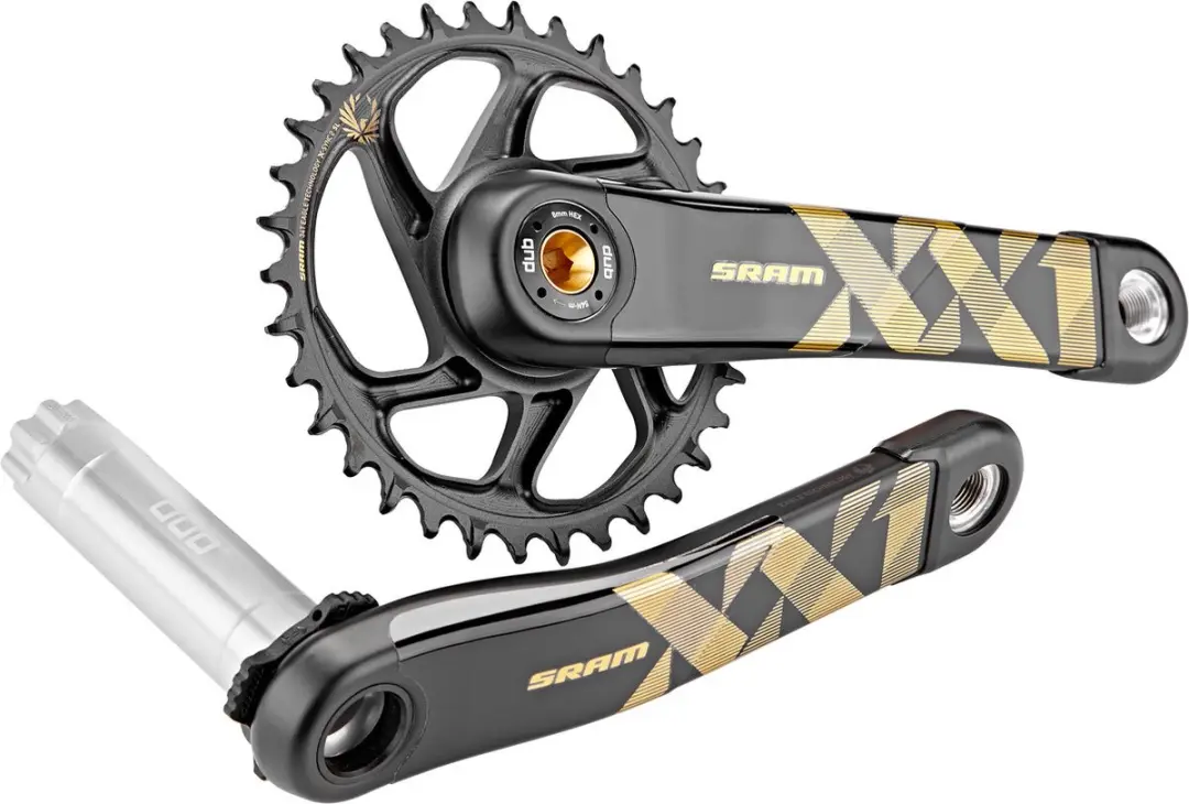 SRAM XX1 Eagle Dub Crankset - Zwart/Goud