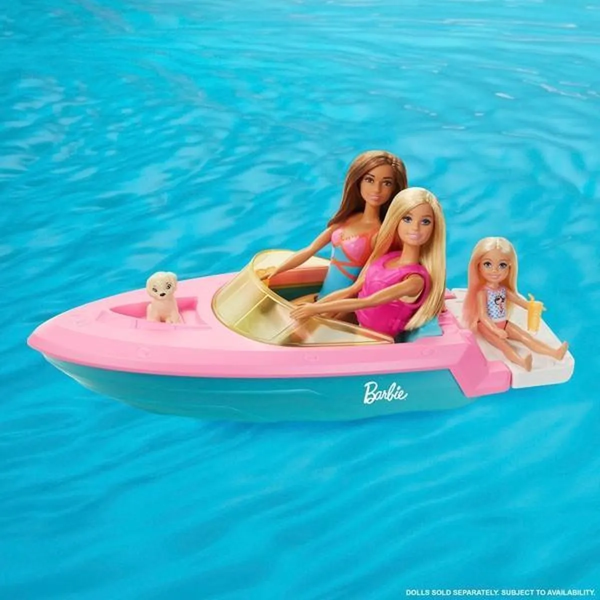 Barbie-boot Met puppy en Accessoires