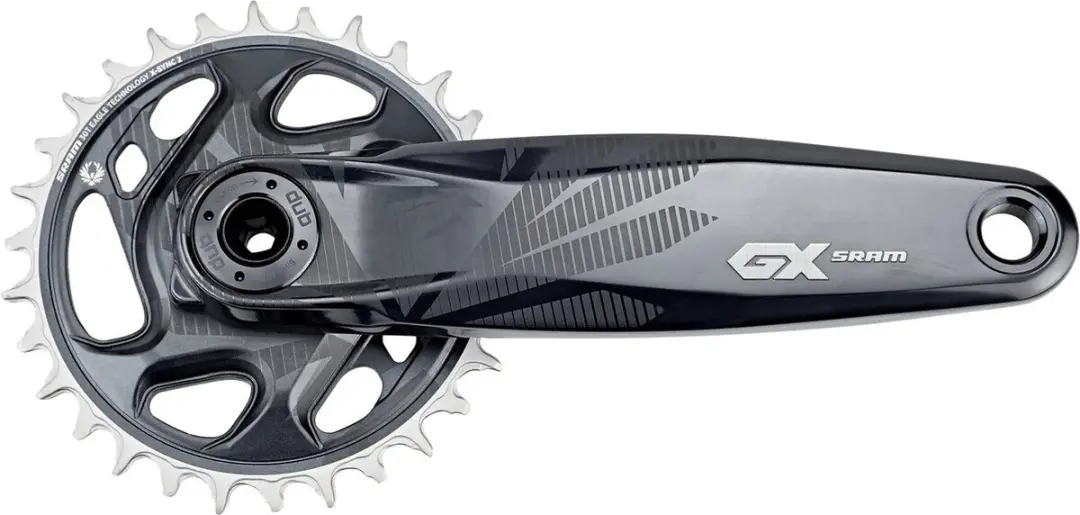 SRAM GX Eagle Fat4 Dub Crankset - Grijs