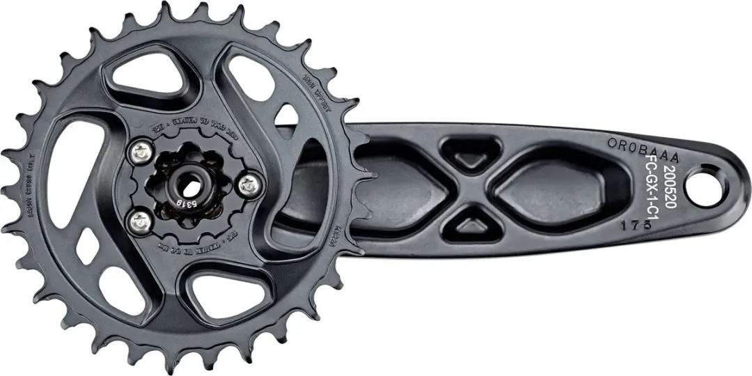 SRAM GX Eagle Fat4 Dub Crankset - Grijs