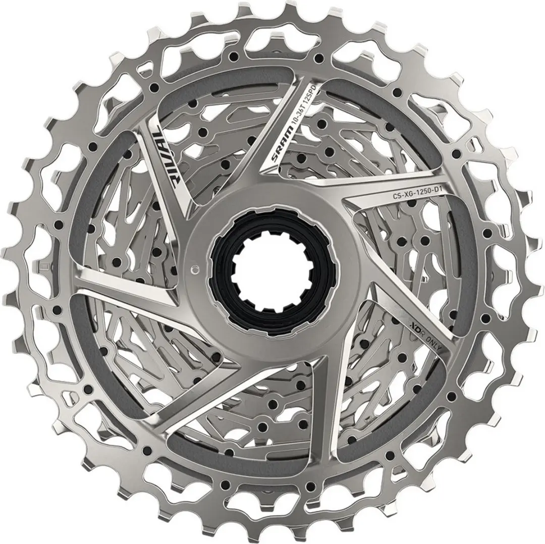 SRAM XG-1250 D1 Wide Cassette 12-speed - 10-36 tanden - Zilver
