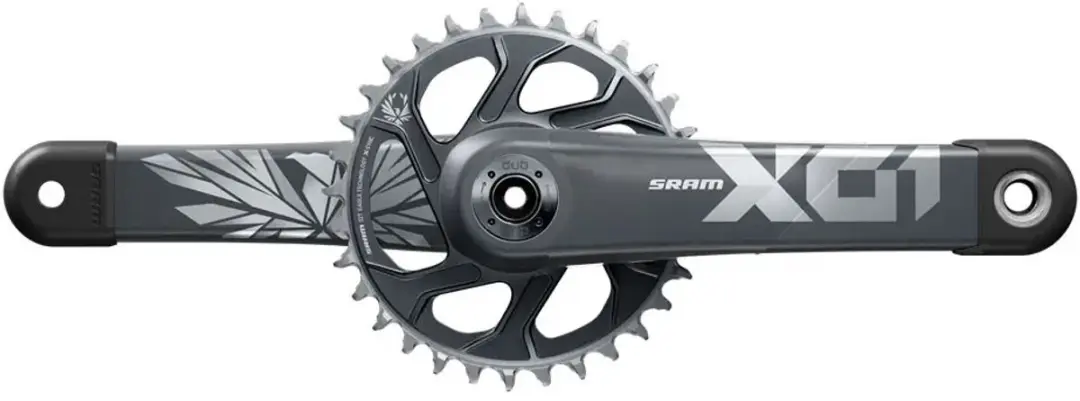 SRAM X01 Eagle Dub Crankset 12-speed - Lunargrey
