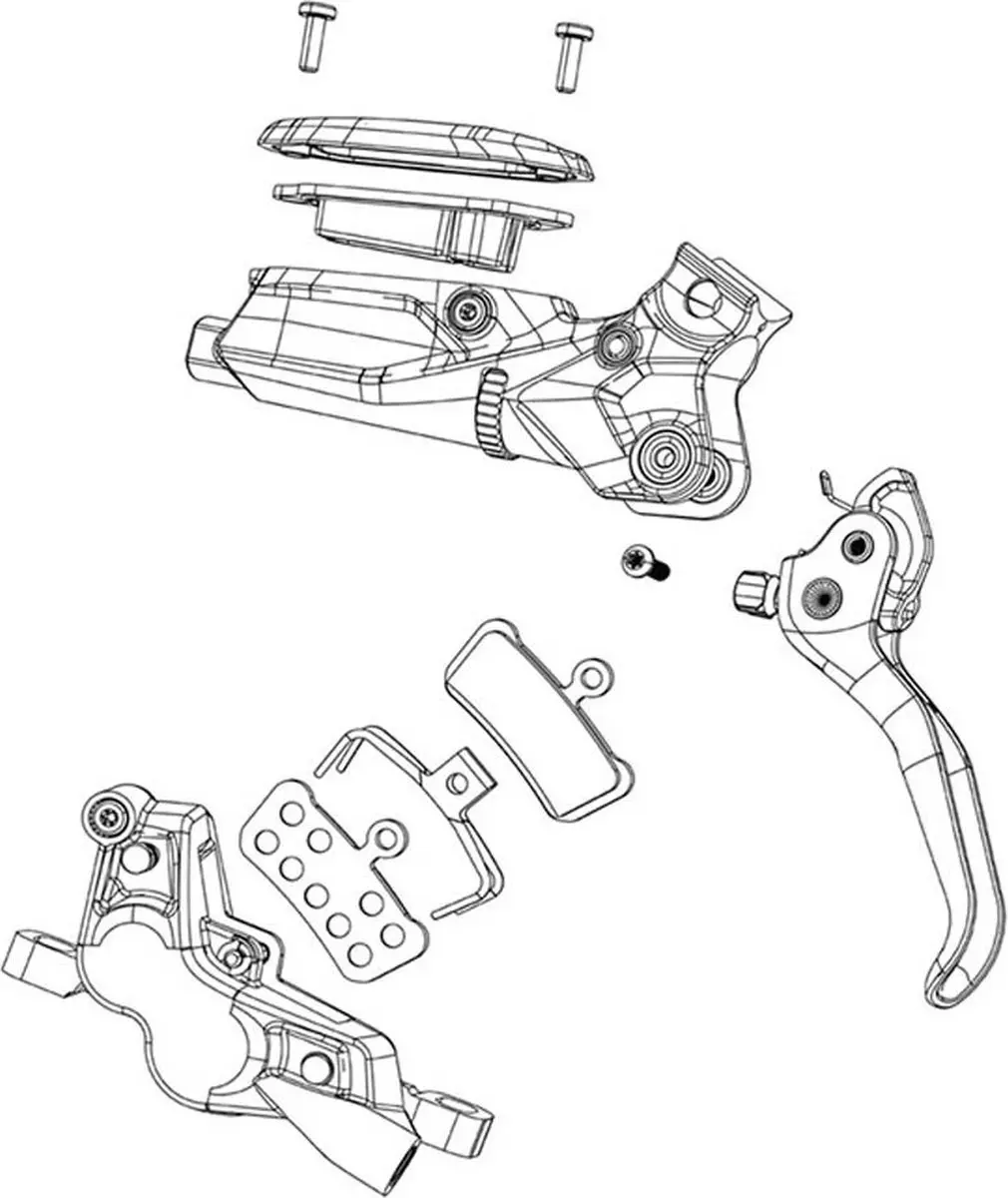 SRAM Rival Etap AXS D1 Hydraulische Remklauwset