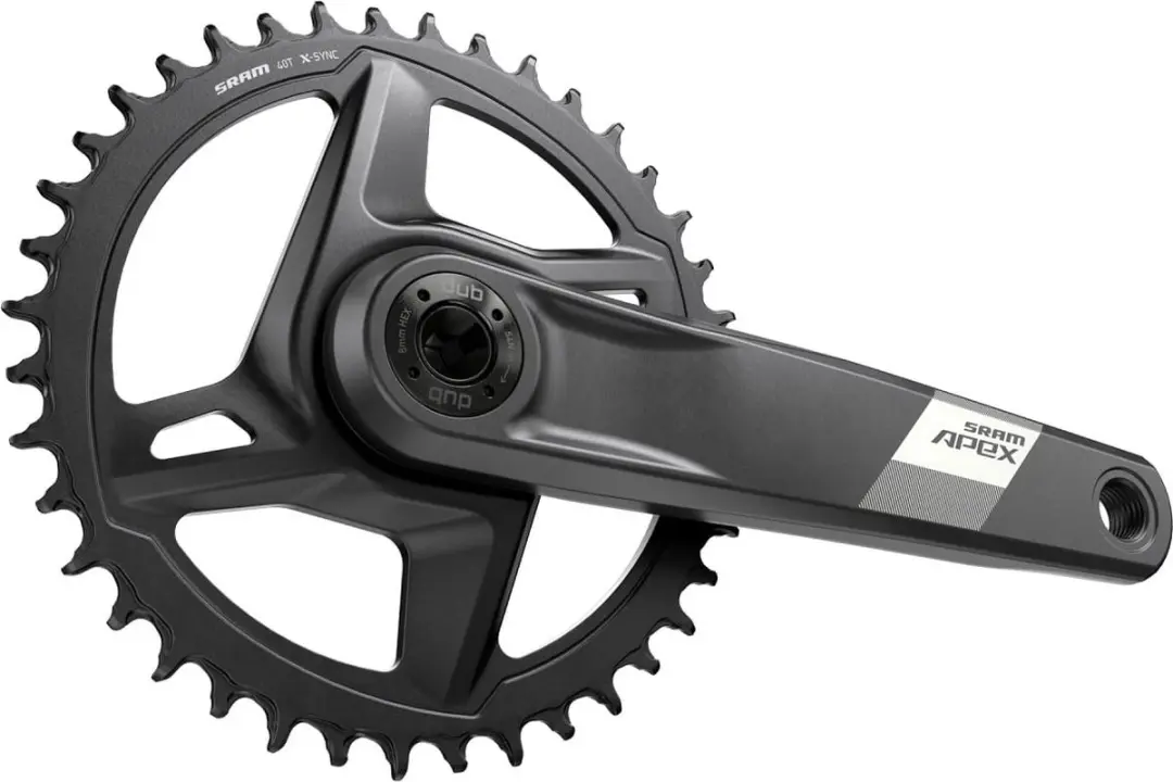 SRAM Apex Wide D1 Dub Crankstel 170mm/40t - Zwart