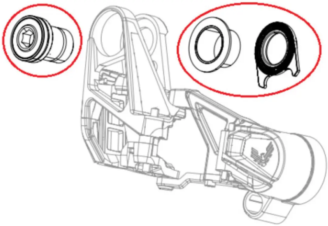 SRAM XXSL T-Type Eagle AXS Stabilisator