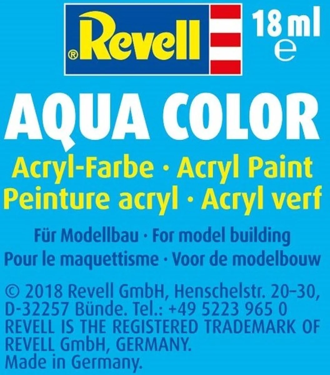 Revell Hobbyverf Acryl Zwart 18ml