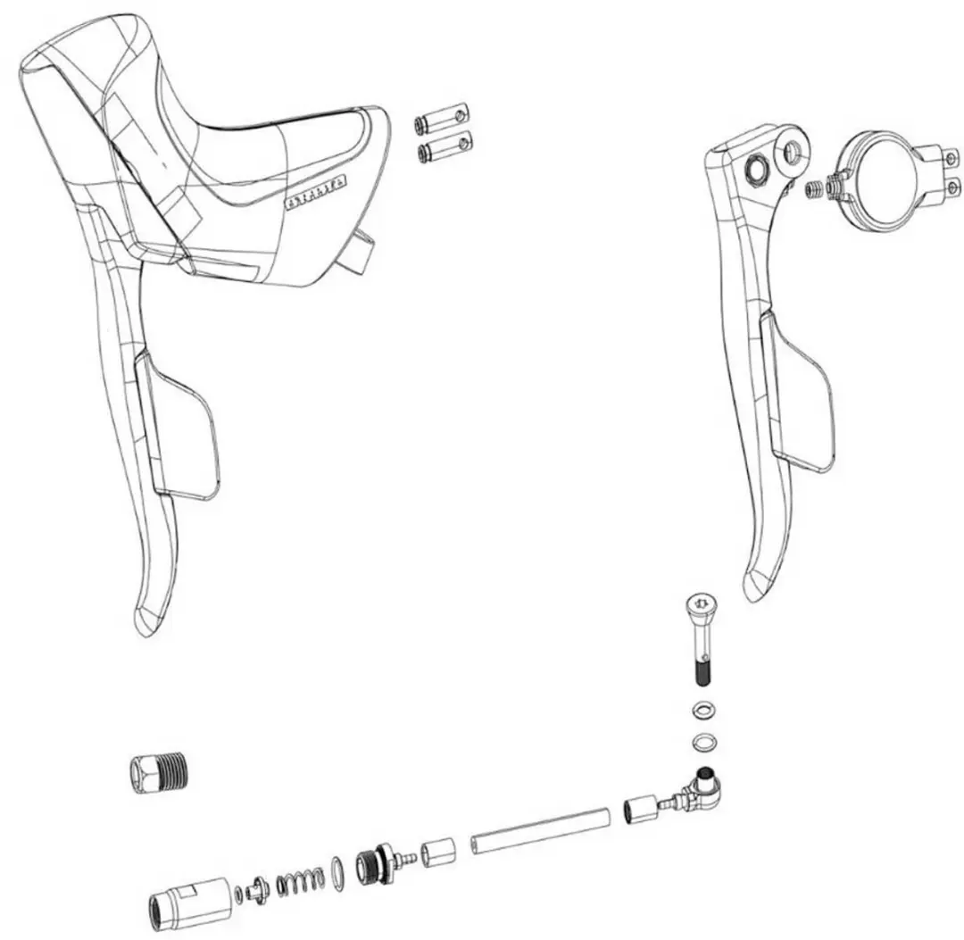 Sram Dual Command Apex Etap Axs Disc Linker Remhendel Met Elektronische Schakela