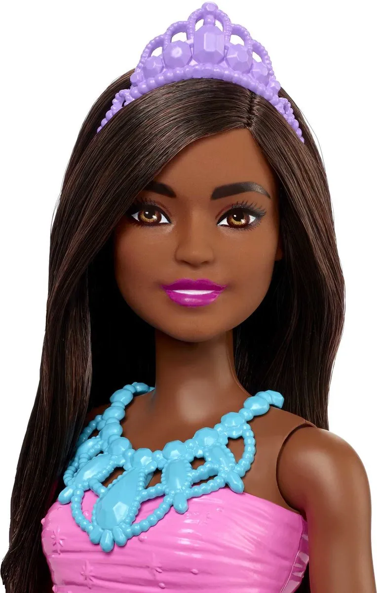 Barbie Dreamtopia Prinsessenlook - Paarse Rok met Sterren & Edelstenen - afbeelding 6 van 6