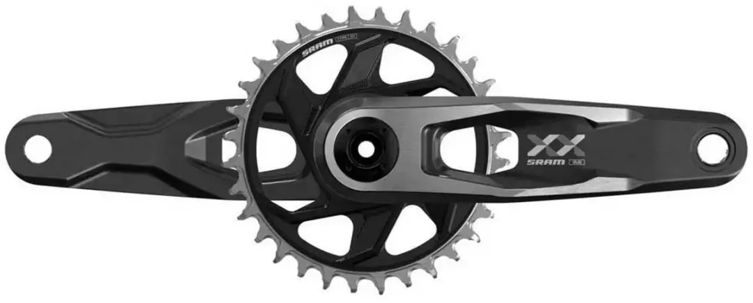 SRAM XX DH T-Type Dub DM Crankstel 165mm/34T - Zilver