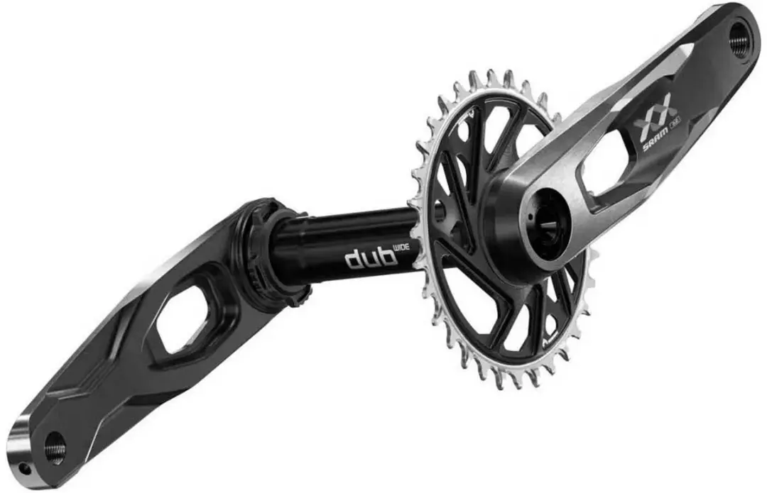SRAM XX DH T-Type Dub DM Crankstel 165mm/34T - Zilver
