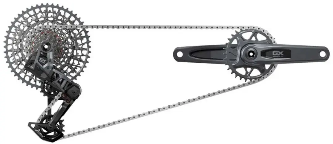 SRAM GX AXS Eagle Dub Wide Groepset 175mm/32t - 10-52t