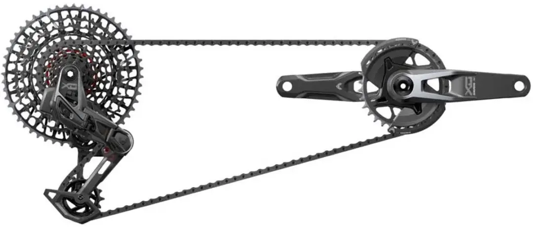 SRAM X0 AXS Eagle E-MTB Groepset - 160mm 36T/10-52T - Zilver - afbeelding 2 van 2