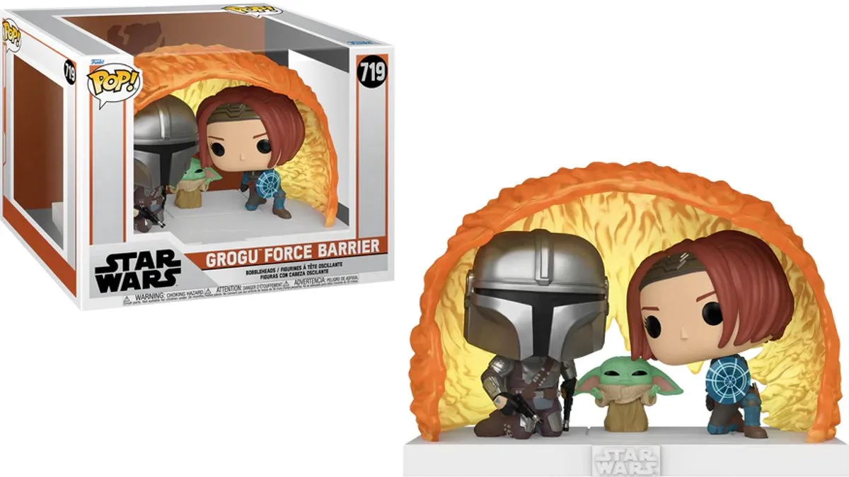 Funko Pop Grogu Force Barrier #719 - The Mandalorian - 9,5 cm - Multi